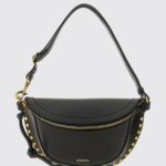ISABEL MARANT Skano Studded Smooth Leather Belt Bag