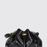 JIMMY CHOO Cinch Leather Bucket Bag with Removable Handle