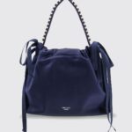 JIMMY CHOO Mini Satin Bucket Bag with Jewelled Handle