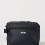 K-WAY Travel Toiletry Bag in Waterproof Nylon with Contrast Logo