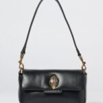 KURT GEIGER LONDON Oxford Mini Bag in Smooth Leather with Rhinestone Logo