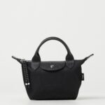LONGCHAMP Le Pliage Energy XS Recycled Nylon and Grained Leather Bag