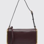 MARC JACOBS Small Scene Leather Crossbody Bag with Laminated Double J Logo