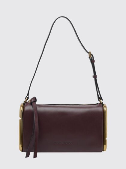 MARC JACOBS Small Scene Leather Crossbody Bag with Laminated Double J Logo