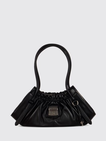 MARC JACOBS The Cristina Leather Shoulder Bag with Double Handle and Padlock