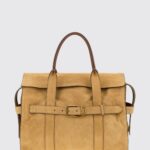 MARC JACOBS The Dakota Large Suede Tote Bag with Logo