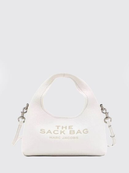 MARC JACOBS The Sack Mini Hammered Leather Top Handle Bag with Pouch
