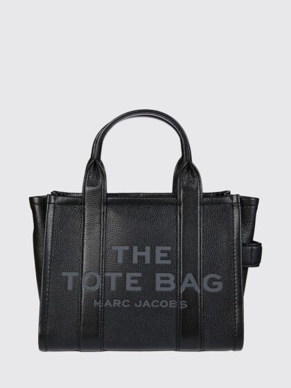 MARC JACOBS The Small Tote Bag in Leather with Tone-on-Tone Logo