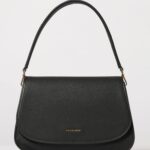 Michael Kors Holmes Shoulder Bag in Hammered Leather with Crossbody Strap