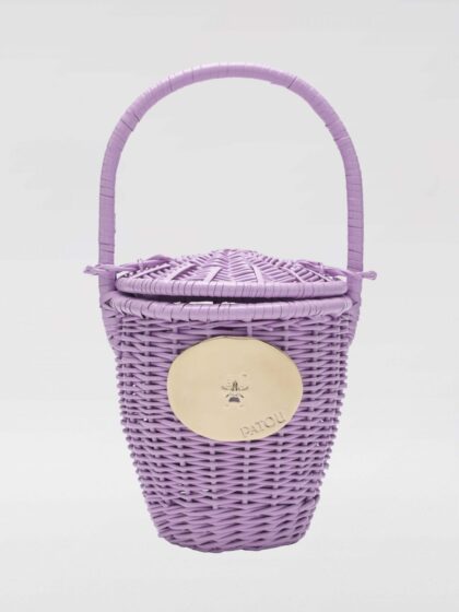 PATOU Wicker Bucket Bag