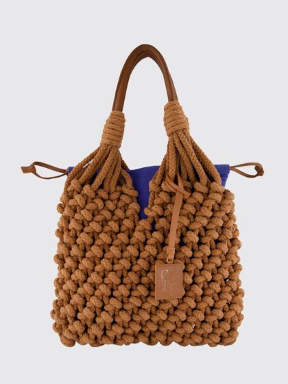 Paula Marble Woven Mesh Rope Bag