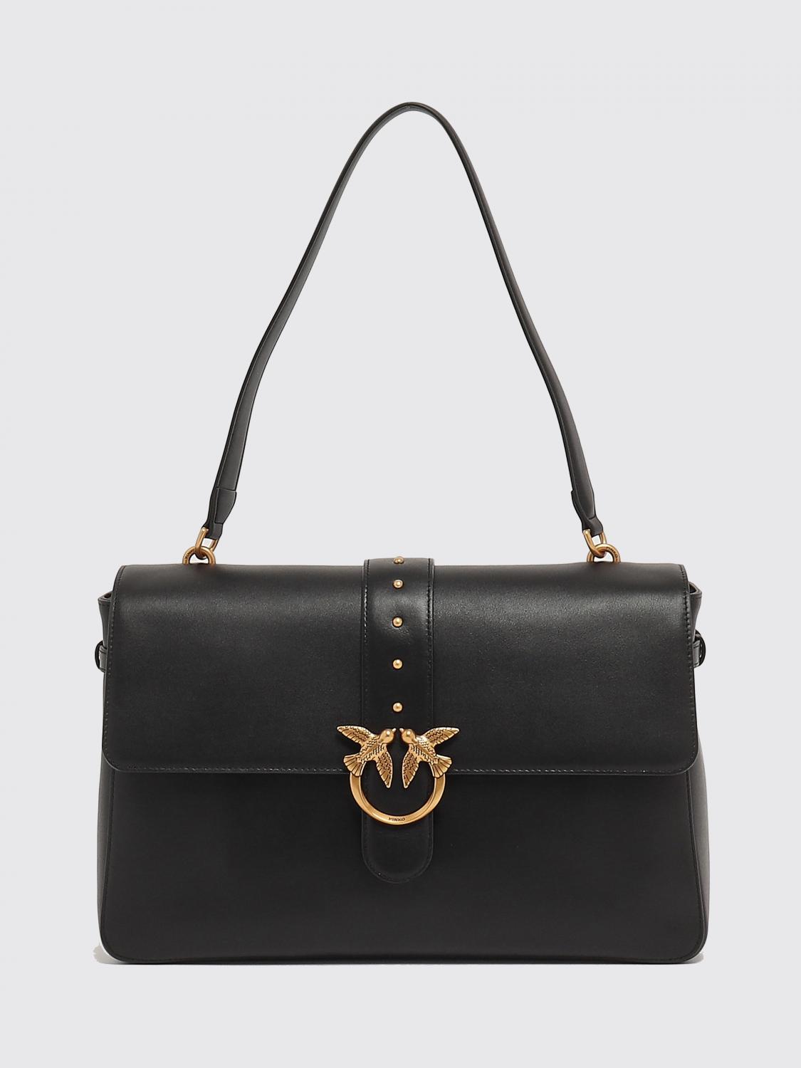 PINKO Maxi Love Bag Slouchy Leather Bag