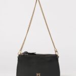 PINKO Mini Double Bag Leather Bag