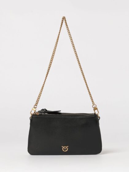 PINKO Mini Double Bag Leather Bag