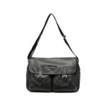 Prada Re-Nylon Leather Shoulder Bag