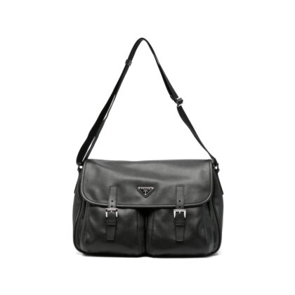 Prada Re-Nylon Leather Shoulder Bag