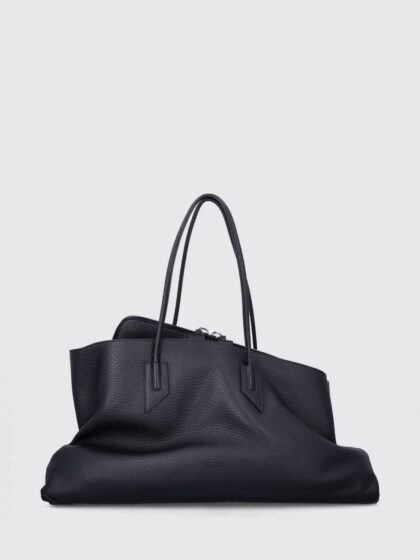 THE ATTICO La Passeggiata Hammered Calfskin Leather Shoulder Bag