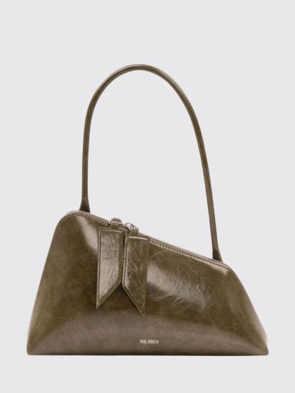 THE ATTICO Sunrise Shoulder Bag in Calfskin with Asymmetrical Design