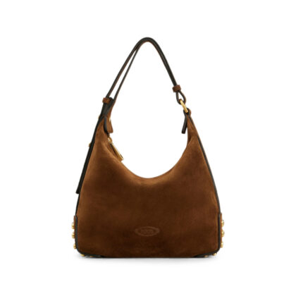 Tod's Metal Dots Mini Bag In Suede