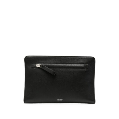 Tom Ford Grained Leather Clutch Bag