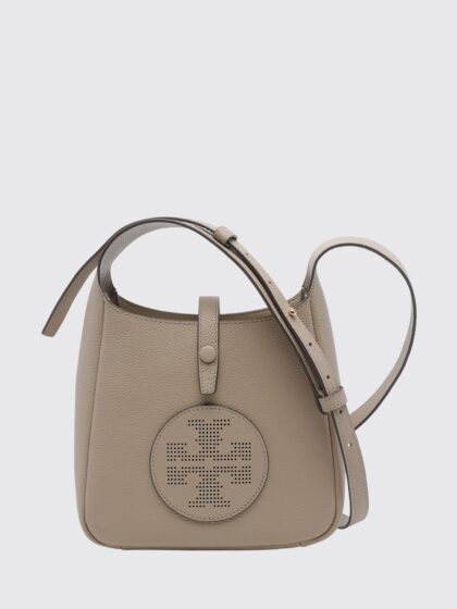TORY BURCH Miller Swing Calfskin Leather Shoulder Bag with Double T Logo