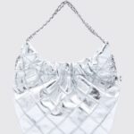 TORY BURCH Mini Hobo Fleming Bag in Laminated Leather