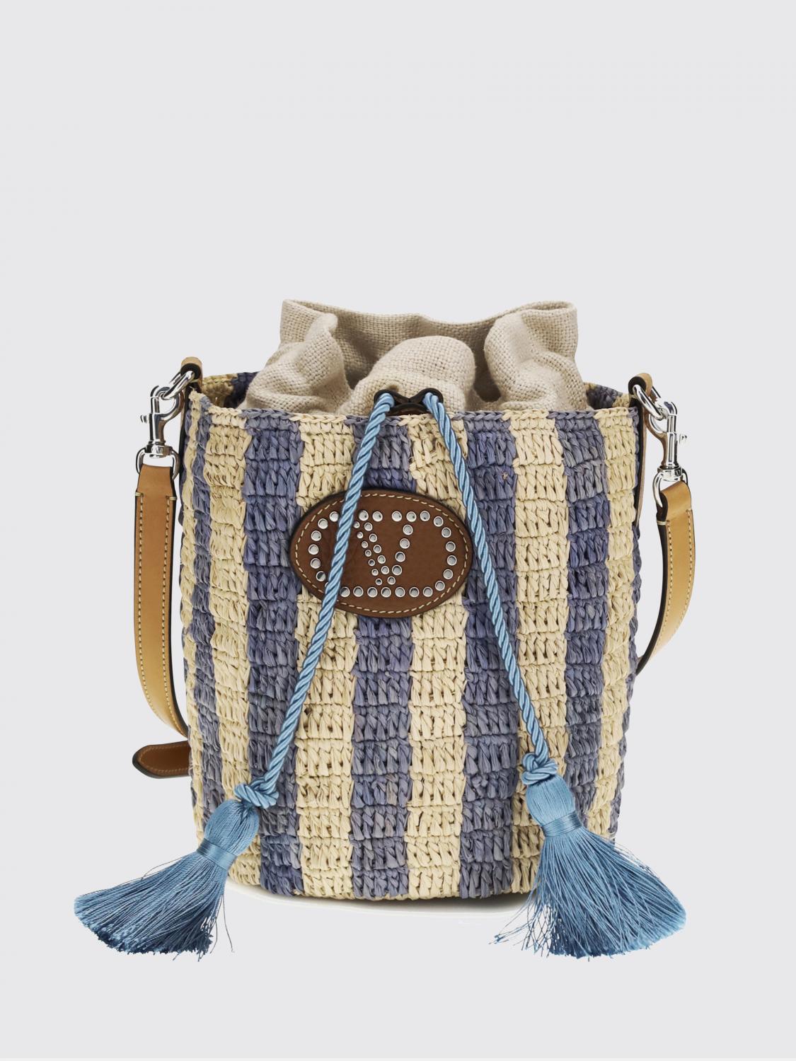 VALENTINO GARAVANI Mini Bag Woman color Gnawed Blue