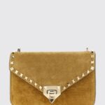 VALENTINO GARAVANI Rockstud Suede Mini Crossbody Bag with Studs