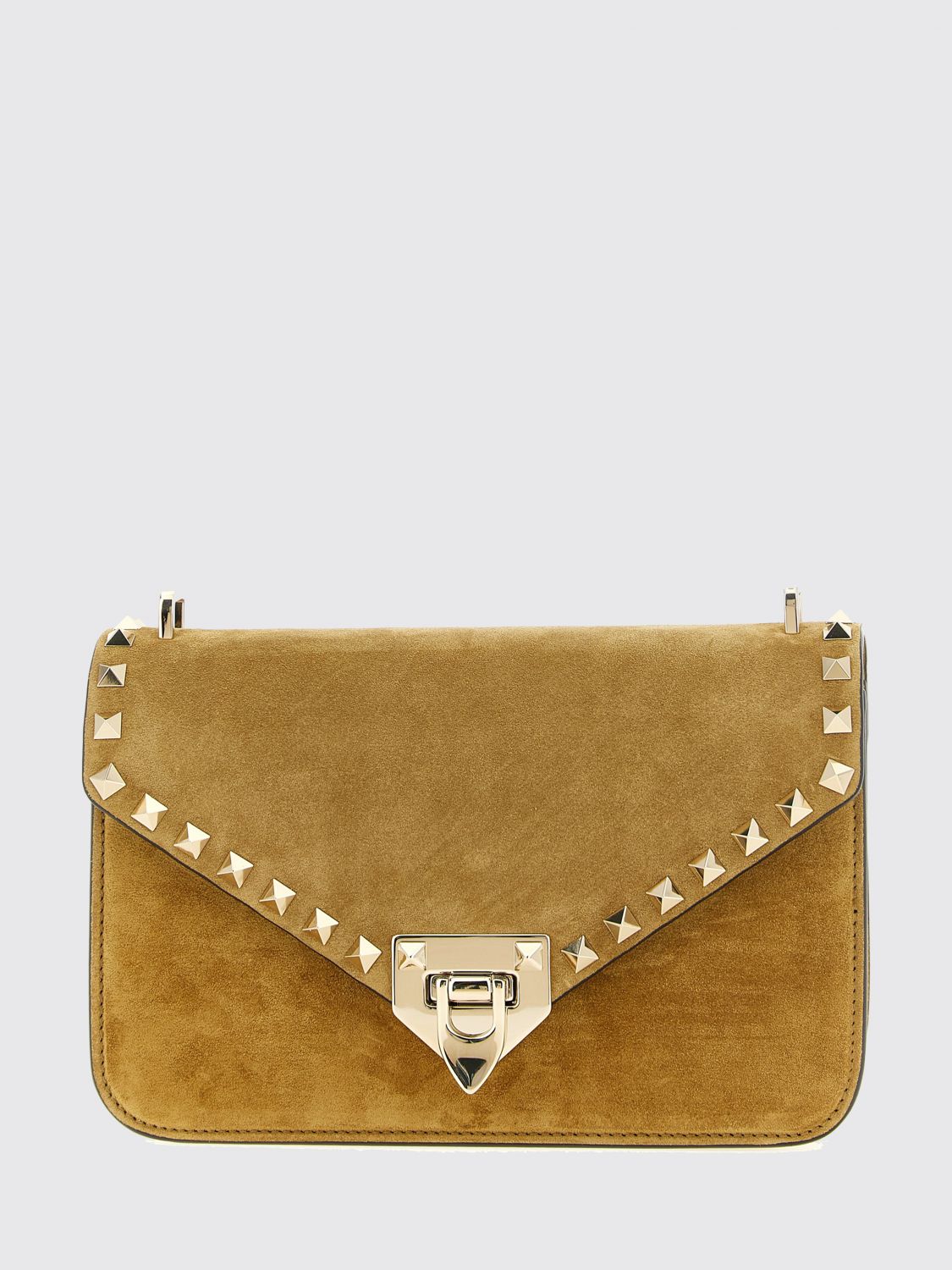 VALENTINO GARAVANI Rockstud Suede Mini Crossbody Bag with Studs