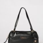 VERSACE Leather Tag Bag