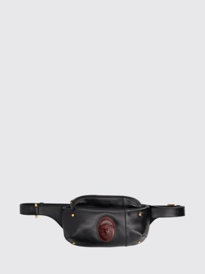 VERSACE Lou Nappa Leather Crossbody Bag with Medusa Logo and Studs