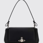 VIVIENNE WESTWOOD Hazel Shoulder Bag with Monogram Pattern and Orb Logo