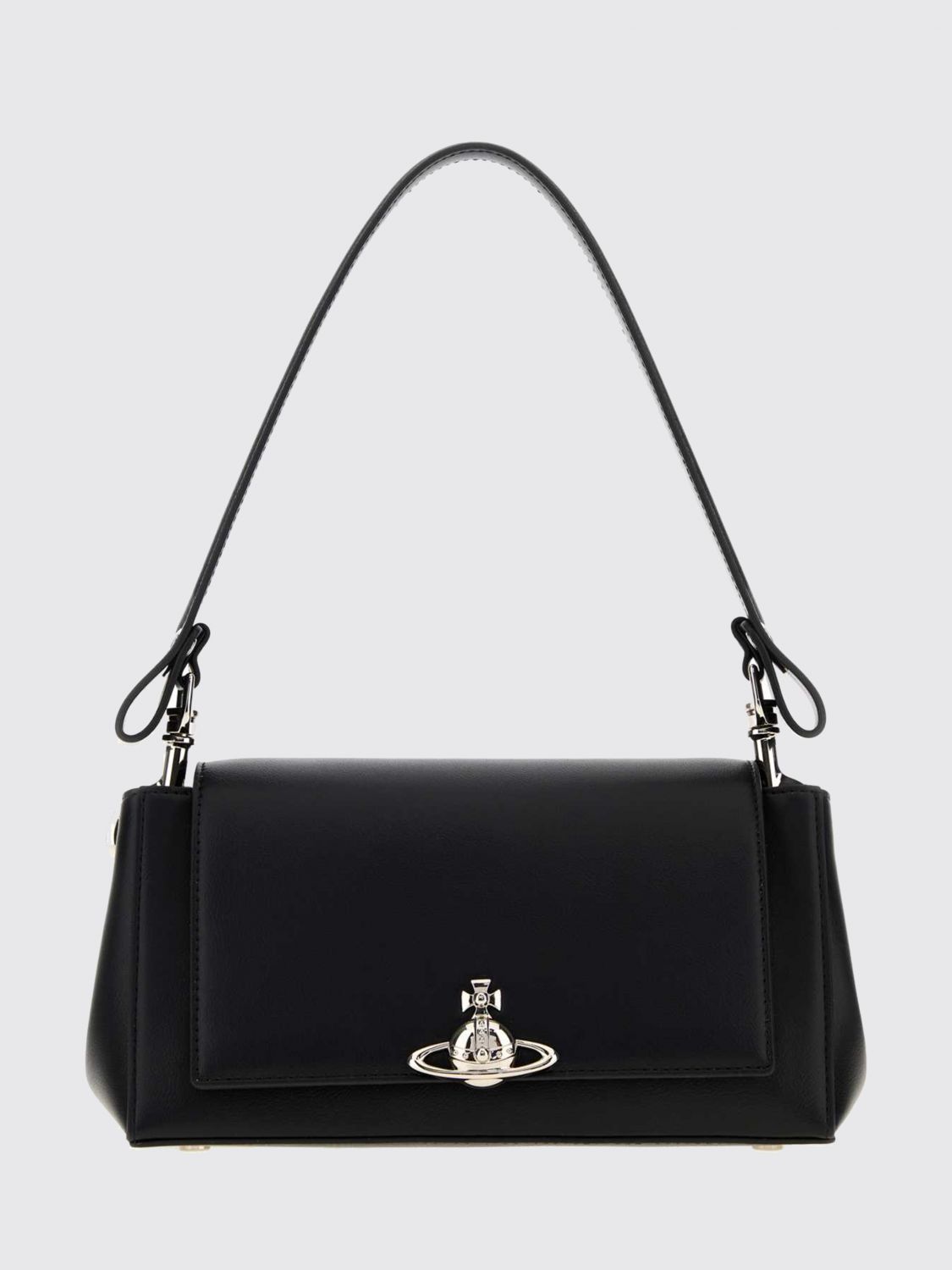 VIVIENNE WESTWOOD Hazel Shoulder Bag with Monogram Pattern and Orb Logo