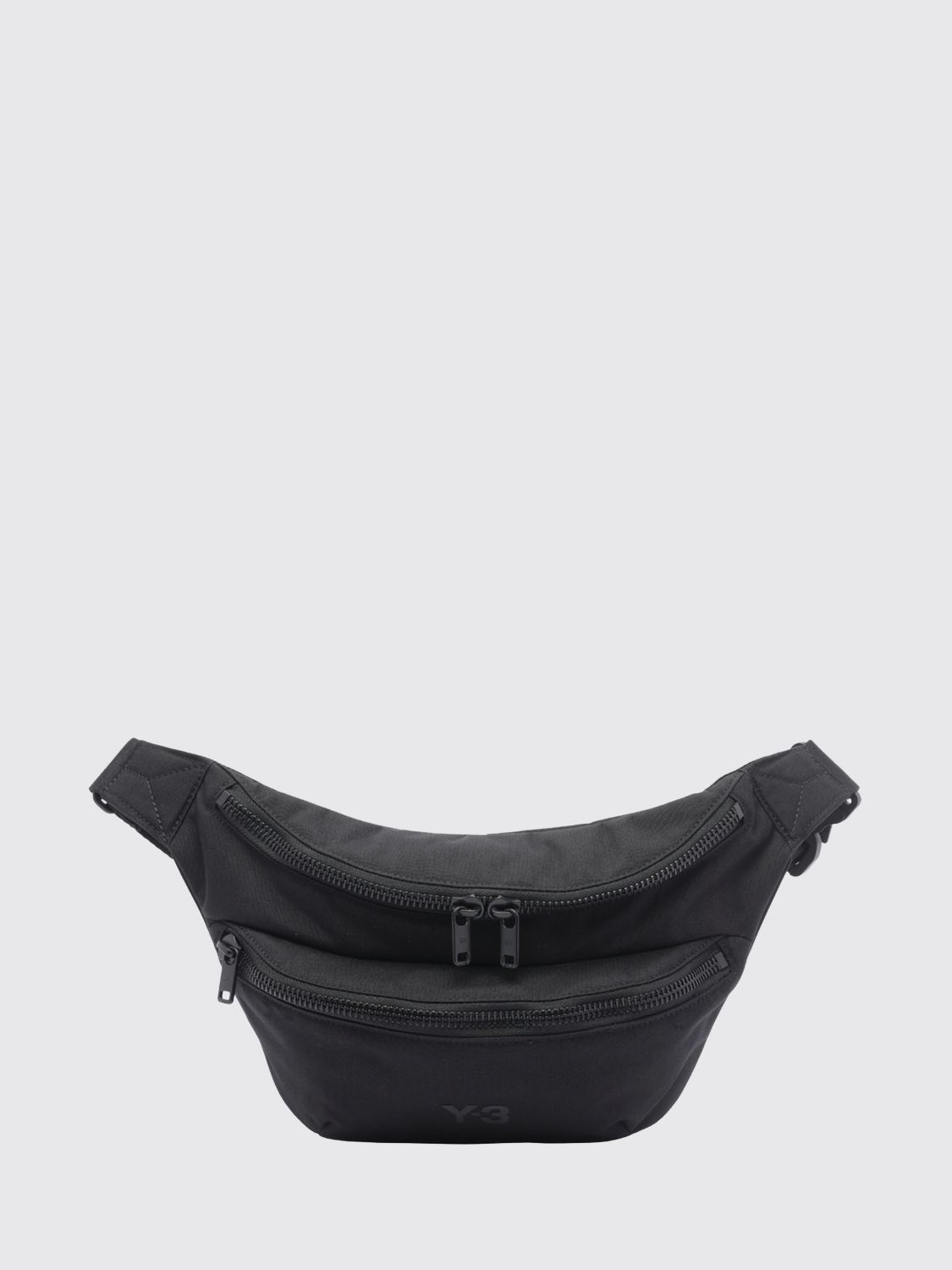 Y-3 Technical Fabric Shoulder Belt Bag with Adjustable Strap and Logo