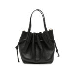 Yuzefi Mini Scallop Pebbled-leather Tote Bag