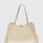 YUZEFI Shoulder Bag Woman color Yellow Cream