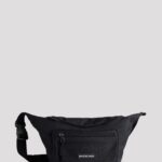 BALENCIAGA Explorer Bum Bag in Nylon with Applied Logo and Adjustable Strap