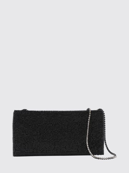 BENEDETTA BRUZZICHES Your Best Friend Crystal-Embellished Satin Mini Bag