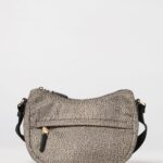 BORBONESE Luna Polka Dot Recycled Nylon Crossbody Bag
