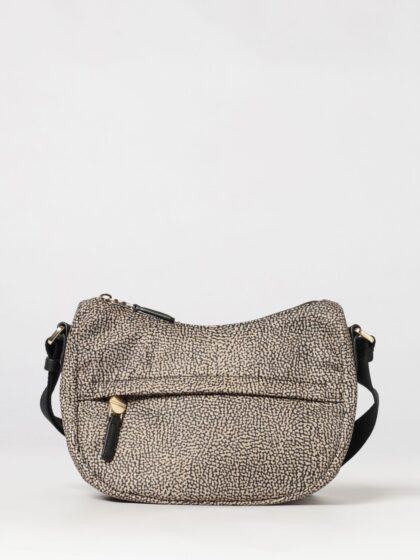 BORBONESE Luna Polka Dot Recycled Nylon Crossbody Bag