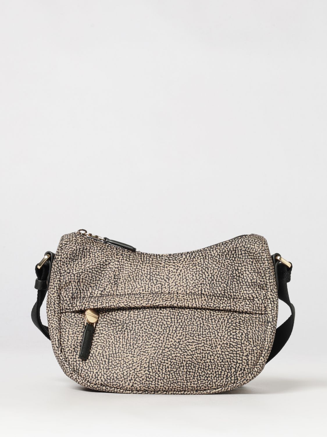 BORBONESE Luna Polka Dot Recycled Nylon Crossbody Bag