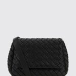 BOTTEGA VENETA Intrecciato Woven Calfskin Leather Crossbody Bag