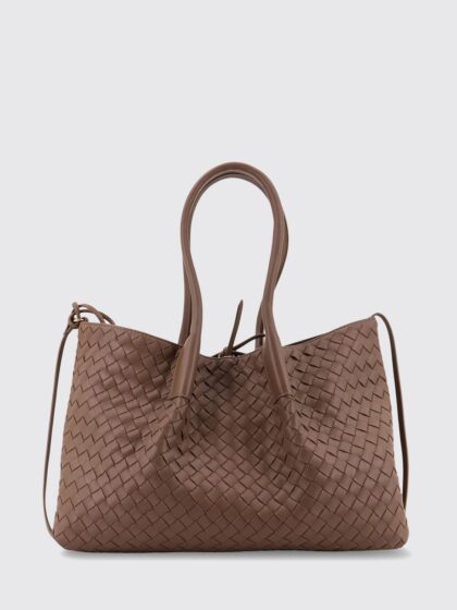 BOTTEGA VENETA Pinacoteca Woven Calfskin Leather Shoulder Bag