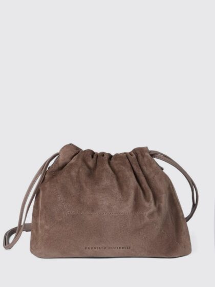 BRUNELLO CUCINELLI Crossbody Bag Woman color Beige