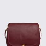 CELINE Crossbody Bag Woman color Burgundy