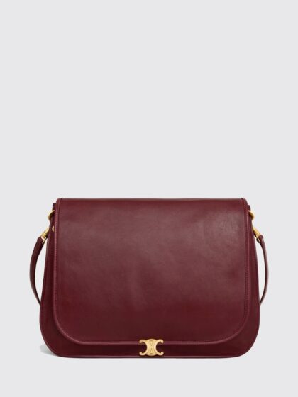 CELINE Crossbody Bag Woman color Burgundy