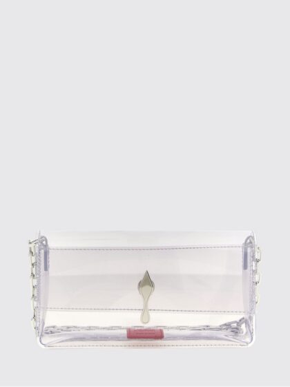 CHRISTIAN LOUBOUTIN Bettina PVC Mini Crossbody Bag with Metallic Logo