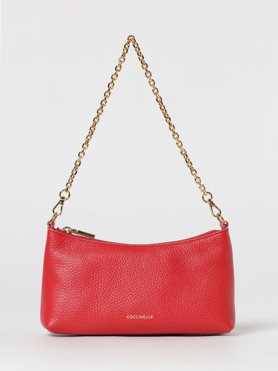 COCCINELLE Aura Hammered Leather Bag