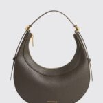 COCCINELLE Whisper Mini Leather Shoulder Bag with Adjustable Handle