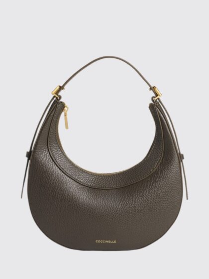 COCCINELLE Whisper Mini Leather Shoulder Bag with Adjustable Handle